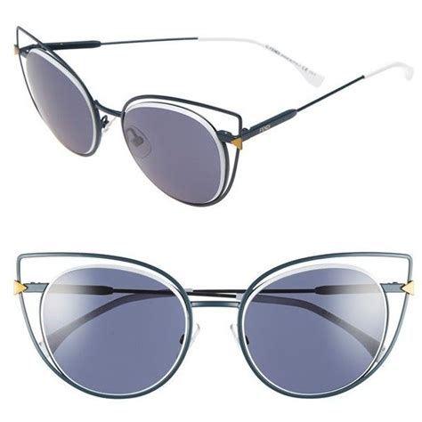 blue stripe round sunglasses fendi|fendi glasses frames for women.